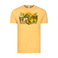 Vintage Mustard frog coffee cups Vintage Tee - Zillion Design Studio
