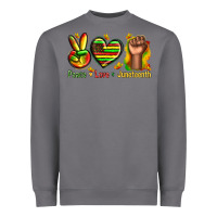 Storm peace love juneteenth Heavyweight Sweatshirt - texasbilliewilder