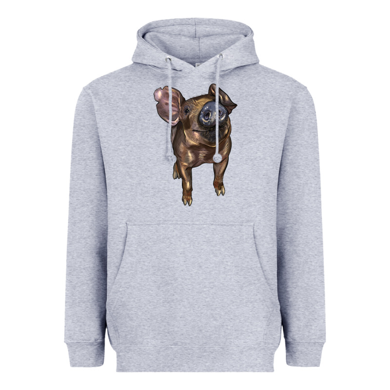 Baby Duroc Pig Heavyweight Hoodie by LillyAllenDesigns | Teevron