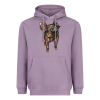 Lavender baby duroc pig Heavyweight Hoodie - LillyAllenDesigns