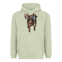 Matcha baby duroc pig Heavyweight Hoodie - LillyAllenDesigns