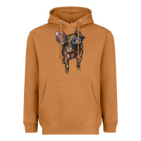 Meerkat baby duroc pig Heavyweight Hoodie - LillyAllenDesigns