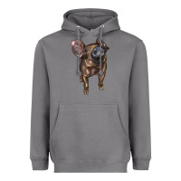 Storm baby duroc pig Heavyweight Hoodie - LillyAllenDesigns