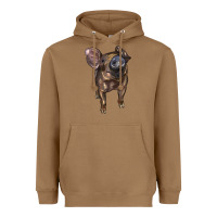 Toasted Coconut baby duroc pig Heavyweight Hoodie - LillyAllenDesigns