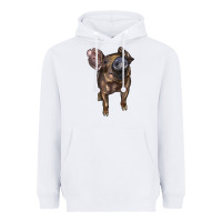 White baby duroc pig Heavyweight Hoodie - LillyAllenDesigns