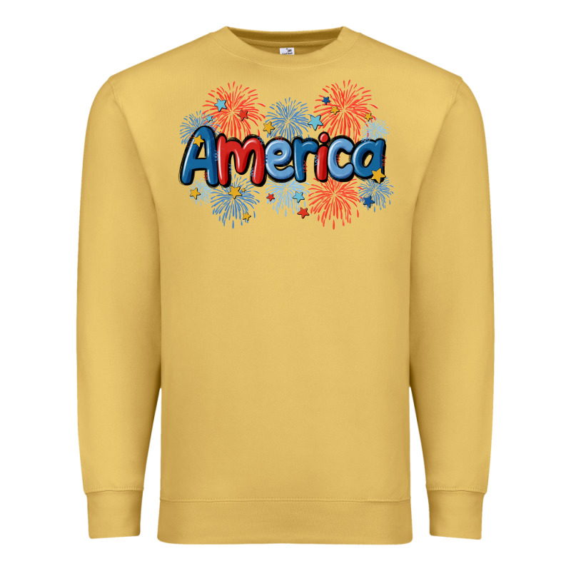 America Premium Sweatshirt by MaliasSmallBusiness | Teevron