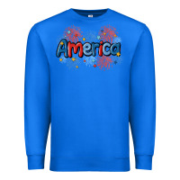 True Royal America Premium Sweatshirt - MaliasSmallBusiness