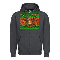 Smoke st patricks day long haired cow Zipper Hoodie - Jasminsmagicworld