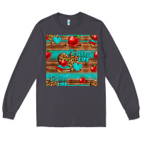 Smoke teacher life seamless pattern Long Sleeve Tee - HRA Design Shop