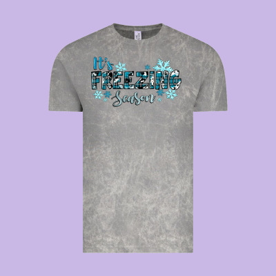 It's Freezing Season Winter Vintage Tee Designed By Ranaportraitstore