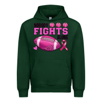 Forest Green Nobody Fights Alone Breast Cancer Urban Hoodie - RanaPortraitStore