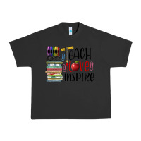 Pigment Black teach love inspire Urban Heavy Tee - BarkalooDesign