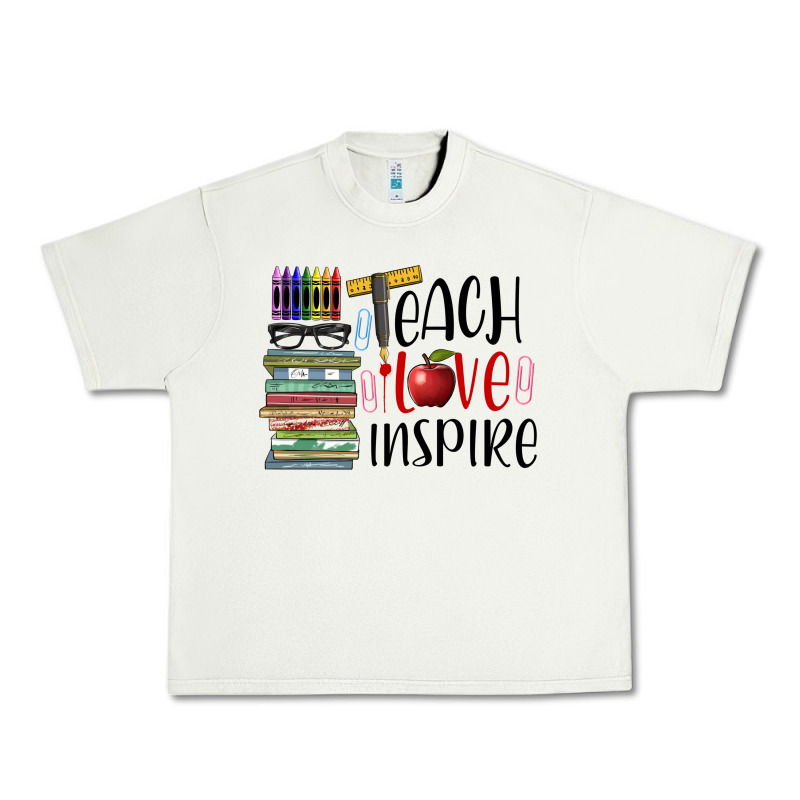 Teach Love Inspire Urban Heavy Tee by BarkalooDesign | Teevron