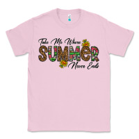 Bubblegum Pink take me where summer never ends Classic Tee - CowhideDigitalArt