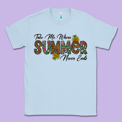 Take Me Where Summer Never Ends Classic Tee Designed By Cowhidedigitalart