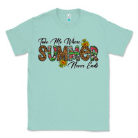Seafoam take me where summer never ends Classic Tee - CowhideDigitalArt