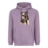 Lavender baby berkshire pig Heavyweight Hoodie - LillyAllenDesigns
