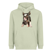 Matcha baby berkshire pig Heavyweight Hoodie - LillyAllenDesigns