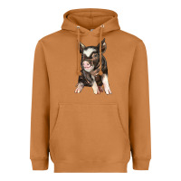 Meerkat baby berkshire pig Heavyweight Hoodie - LillyAllenDesigns