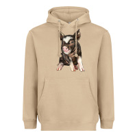 Mushroom baby berkshire pig Heavyweight Hoodie - LillyAllenDesigns