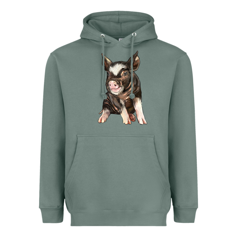 Baby Berkshire Pig Heavyweight Hoodie by LillyAllenDesigns | Teevron