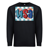 Black usa retro Premium Sweatshirt - MaliasSmallBusiness