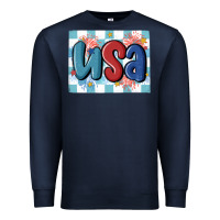 Navy usa retro Premium Sweatshirt - MaliasSmallBusiness