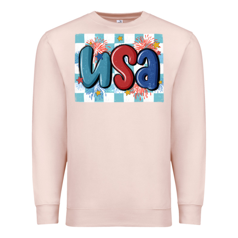 Usa Retro Premium Sweatshirt by MaliasSmallBusiness | Teevron