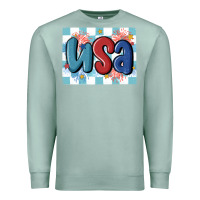 Seafoam usa retro Premium Sweatshirt - MaliasSmallBusiness