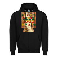 Black juneteenth 1865 12 oz can cooler (regular) Zipper Hoodie - Artiststas