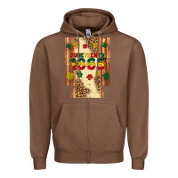 Chestnut juneteenth 1865 12 oz can cooler (regular) Zipper Hoodie - Artiststas