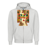 Dove Grey juneteenth 1865 12 oz can cooler (regular) Zipper Hoodie - Artiststas