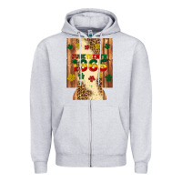 Heather Grey juneteenth 1865 12 oz can cooler (regular) Zipper Hoodie - Artiststas