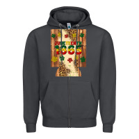 Smoke juneteenth 1865 12 oz can cooler (regular) Zipper Hoodie - Artiststas