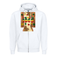 White juneteenth 1865 12 oz can cooler (regular) Zipper Hoodie - Artiststas