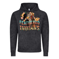 Vintage Black feathered indians Vintage Hoodie - texasbilliewilder