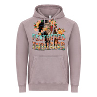 Vintage Zinc feathered indians Vintage Hoodie - texasbilliewilder