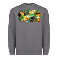 Storm monkey coffee cups Heavyweight Sweatshirt - Zillion Design Studio