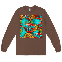 Chestnut teacher apple seamless pattern Long Sleeve Tee - HRA Design Shop