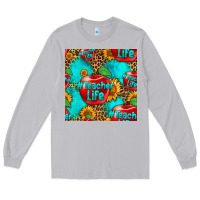 Moon Dust teacher apple seamless pattern Long Sleeve Tee - HRA Design Shop