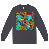 Smoke teacher apple seamless pattern Long Sleeve Tee - HRA Design Shop