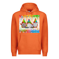 Carrot christmas lights gnome Premium Hoodie - MaliasSmallBusiness