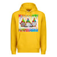 Lemon christmas lights gnome Premium Hoodie - MaliasSmallBusiness