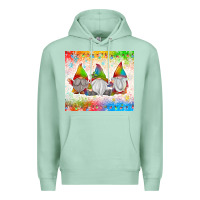 Seafoam christmas lights gnome Premium Hoodie - MaliasSmallBusiness