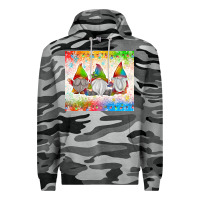 Slate Camo christmas lights gnome Premium Hoodie - MaliasSmallBusiness