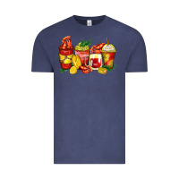 Vintage Denim crawfish coffee cups Vintage Tee - Zillion Design Studio