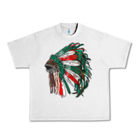 Lunar Rock mexican flag indian headdress Urban Heavy Tee - RanaPortraitStore