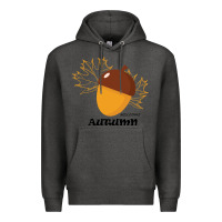 Charcoal Heather Welcome Autumn Premium Hoodie - Bettercallsaul