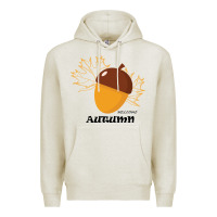 Oatmeal Heather Welcome Autumn Premium Hoodie - Bettercallsaul