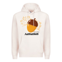 Pale Pink Welcome Autumn Premium Hoodie - Bettercallsaul